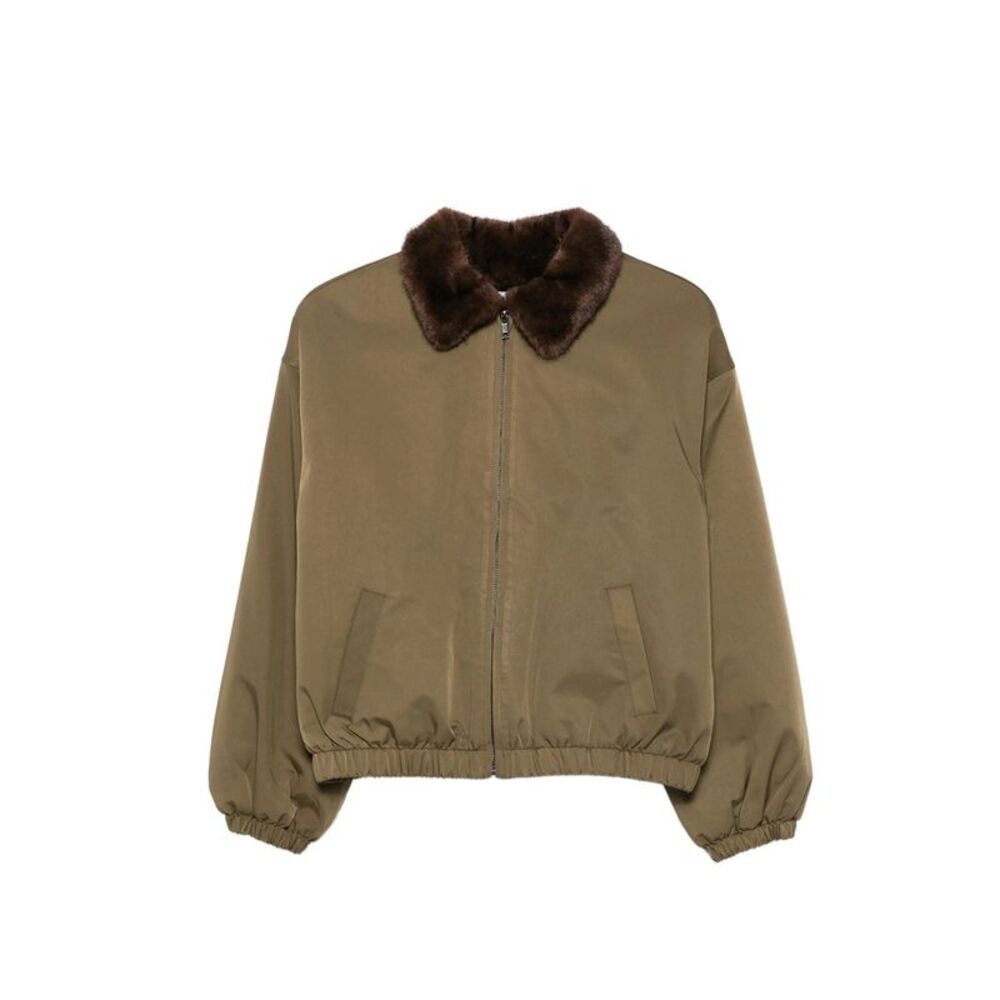 Eleh Green Jackets - Bomber Jackets Women